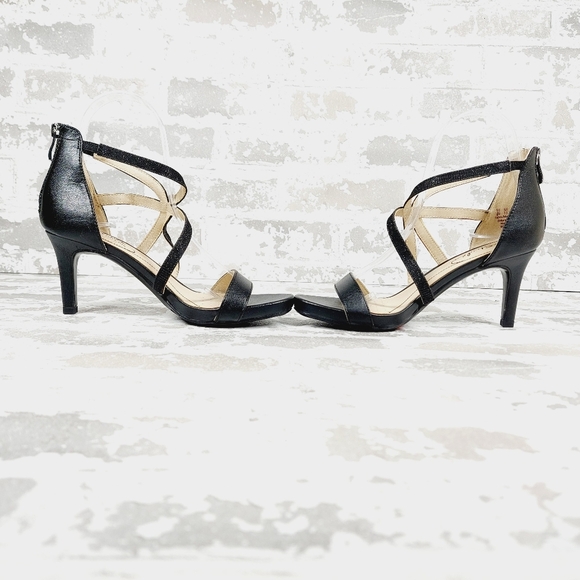 NEW Life Stride Masquerade Black Summer Heeled Sandals V454 - Picture 7 of 12